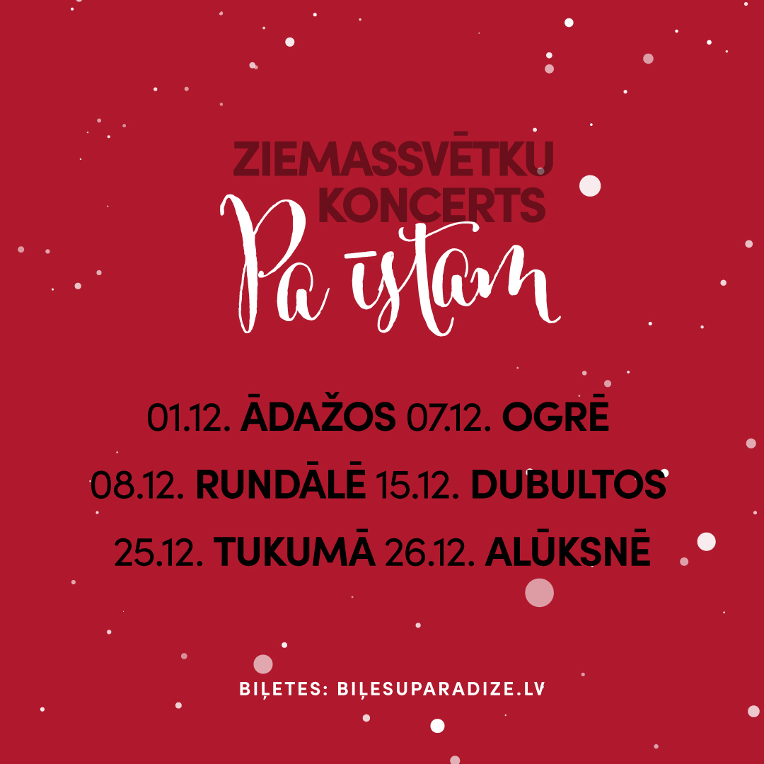 Marijas Naumovas ziemas koncertprogramma –„Pa īstam”